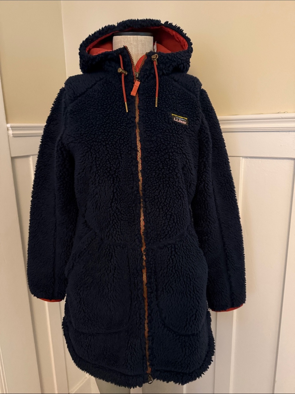 New! L.L.Bean Women's Mountain Pile Fleece Coat